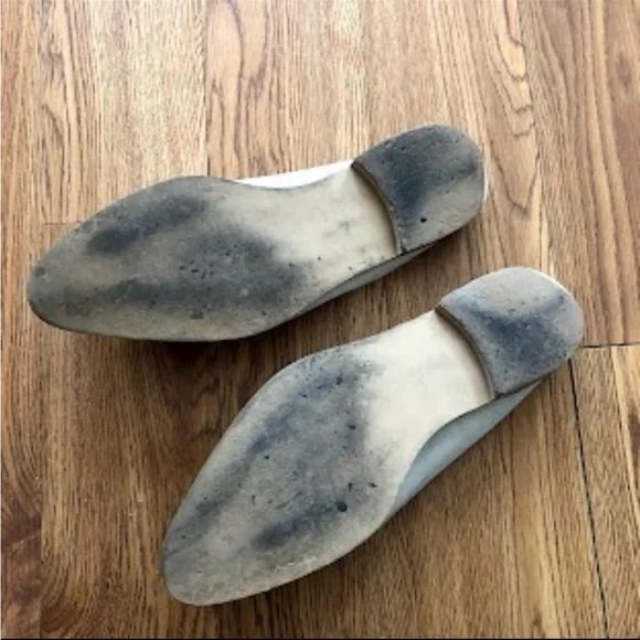 Everlane Suede Beige Mules Slip On Loafers - Picture 4 of 5